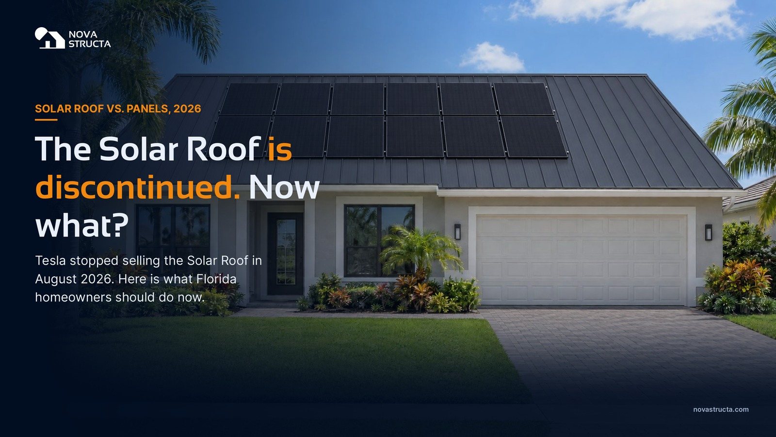 Tesla Solar Roof vs. solar panels in 2026: the Solar Roof is discontinued, here is what to do now